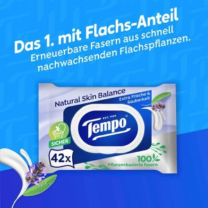 Produktbild für Feuchtes-Toilettenpapier Tempo Natural Skin Balance