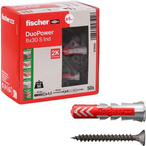 Produktbild für Schrauben-Dübel-Set Fischer 579153, DuoPower S Ind