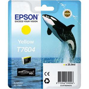 Produktbild für Tinte Epson T7604 gelb