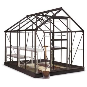 Gewächshaus Halls Popular 86 schwarz, 5 m² Fläche