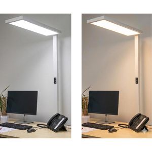 Produktbild für Schreibtischlampe Maul Maulsenja, silber, LED, dimmbar