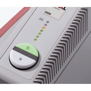 Produktbild für Aktenvernichter Ideal 3104 CC, 31049111, weiß, mit Rollen