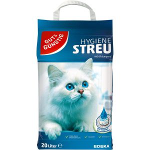 Produktbild für Katzenstreu Gut&amp;Günstig Hygienestreu, aus Naturmineralien