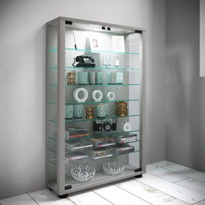 Produktbild für Glasvitrine VCM Lumo Mini, stehend