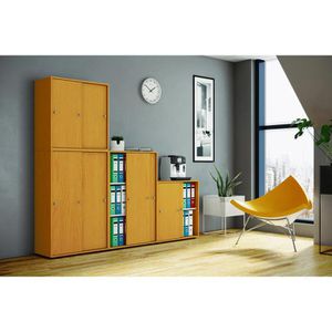 Produktbild für Schiebetürenschrank VCM Lona XL, Holz