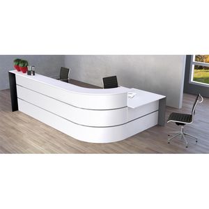 Produktbild für Empfangstheke Kerkmann Bari 3568, weiß