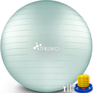 Produktbild für Gymnastikball Tresko Anti-Burst, mit Luftpumpe