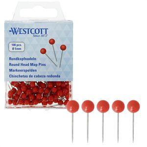 Markierungsnadeln Westcott E-10503 00, rot