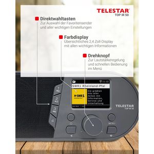Produktbild für Radio Telestar TOP IR 50