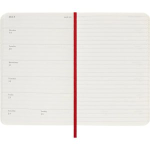 Produktbild für Taschenkalender Moleskine 927962, rot, Pocket, Jahr 2027