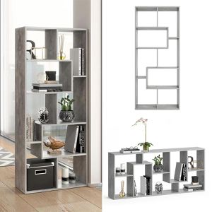 Produktbild für Bücherregal Vicco Noa, grau