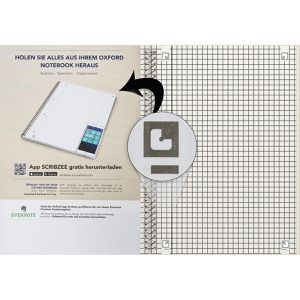 Produktbild für Collegeblock Oxford Touch, 400086487, B5