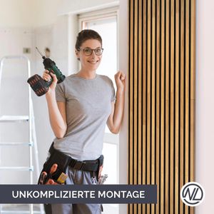 Produktbild für Akustikpaneel NL-Panels geölte Eiche Massivholz
