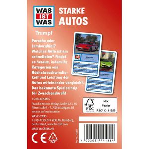 Produktbild für Kartenspiel Kosmos 74188, WAS IST WAS Starke Autos