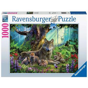 Ravensburger Puzzle 15987 Wölfe im Wald, 1000 Teile, ab 14 Jahre