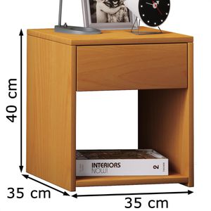 Produktbild für Nachttisch VCM Sledo Mini 913238, buche