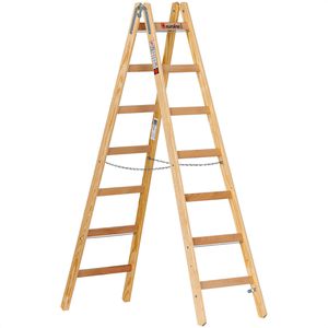 Produktbild für Stehleiter Euroline Nr. 12506, 1250607, beidseitig begehbar