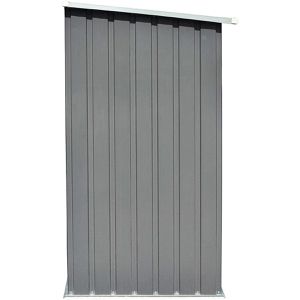 Produktbild für Holzunterstand vidaXL Holzlagerschuppen, grau
