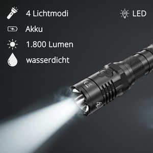 Produktbild für Taschenlampe Nitecore P20i UV, LED, aufladbar