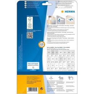 Produktbild für Universaletiketten Herma 10005, weiß