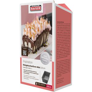 Produktbild für Backform Kaiser Inspiration Mini, Königskuchenform, aus Stahl