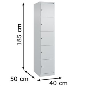 Produktbild für Schließfachschrank CP-Möbel Classic Plus lichtgrau