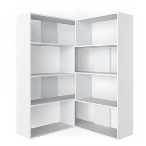 Produktbild für Bücherregal Vicco Laine, weiß