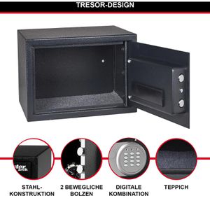 Produktbild für Tresor Master-Lock X125ML, schwarz