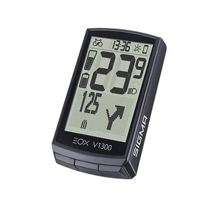 Sigma Fahrradcomputer EOX VIEW 1300, 45050, kabellos, mit Bluetooth   Bttcher AG