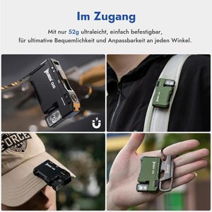 Produktbild für Taschenlampe Wuben G5 LED, aufladbar, schwarz