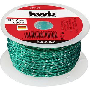 Maurerschnur kwb 925105, grün/weiß