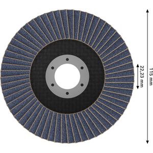 Produktbild für Fächerschleifscheibe Bosch X451, 2608626171