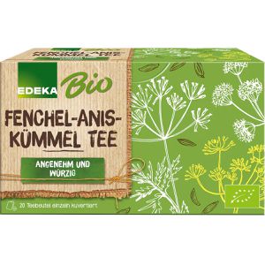 Produktbild für Tee Edeka Fenchel-Anis-Kümmel, BIO