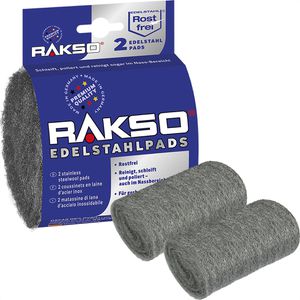 Produktbild für Stahlwolle RAKSO 725700, Edelstahl Pads, extra fein 00