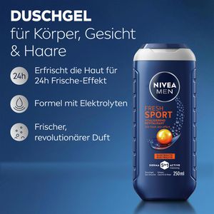 Produktbild für Duschgel Nivea Men Fresh Sport 5in1