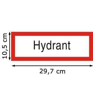 Produktbild für Hinweisschild Abtec DIN 4066, Kunststoff