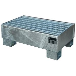 Auffangwanne BAUER AW 60-1/M, aus verzinktem Stahl