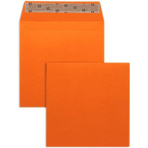 Produktbild für Briefumschläge Blanke orange, quadratisch