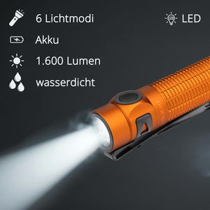 Produktbild für Taschenlampe Olight Baton 4 Pro, LED, aufladbar