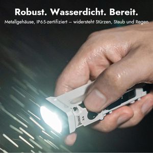 Produktbild für Taschenlampe Wuben X4 schwarz, LED, aufladbar