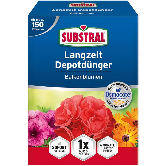Substral Dnger Depotdnger fr Balkonblumen, Langzeitwirkung bis 180 Tage,  1,5 kg  Bttcher AG