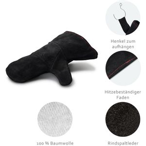 Produktbild für Ofenhandschuh achilles AD197, schwarz