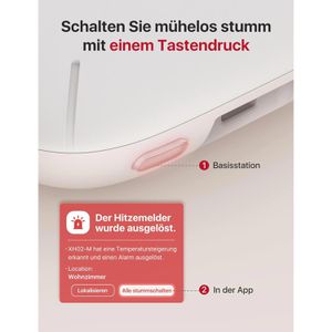 Produktbild für Hitzemelder X-Sense XH02-M Funk vernetzbar