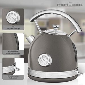 Produktbild für Wasserkocher Proficook PC-WKS 1192, anthrazit