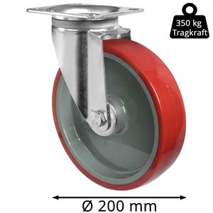 Produktbild für Schwerlastrolle CASCOO Serie N2U6, Lenkrolle