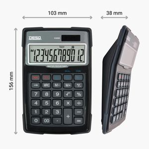 Produktbild für Taschenrechner DESQ Heavy Duty Large 33000, MwSt-Berechnung