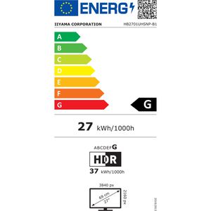Produktbild für Monitor Iiyama ProGraphic HB2701UHSNP-B1, 27 Zoll