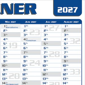 Produktbild für Plakatkalender Güss-Verlag 52003, 2026/2027