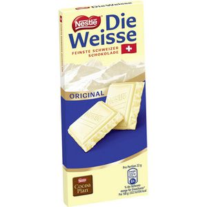 Tafelschokolade Nestle Die Weisse Original