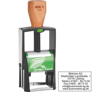 Produktbild für Stempel Colop Green Line 2300